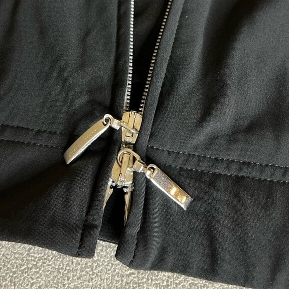 Escada Sport Black jacket size 36/Small Double zippers - Picture 8 of 16